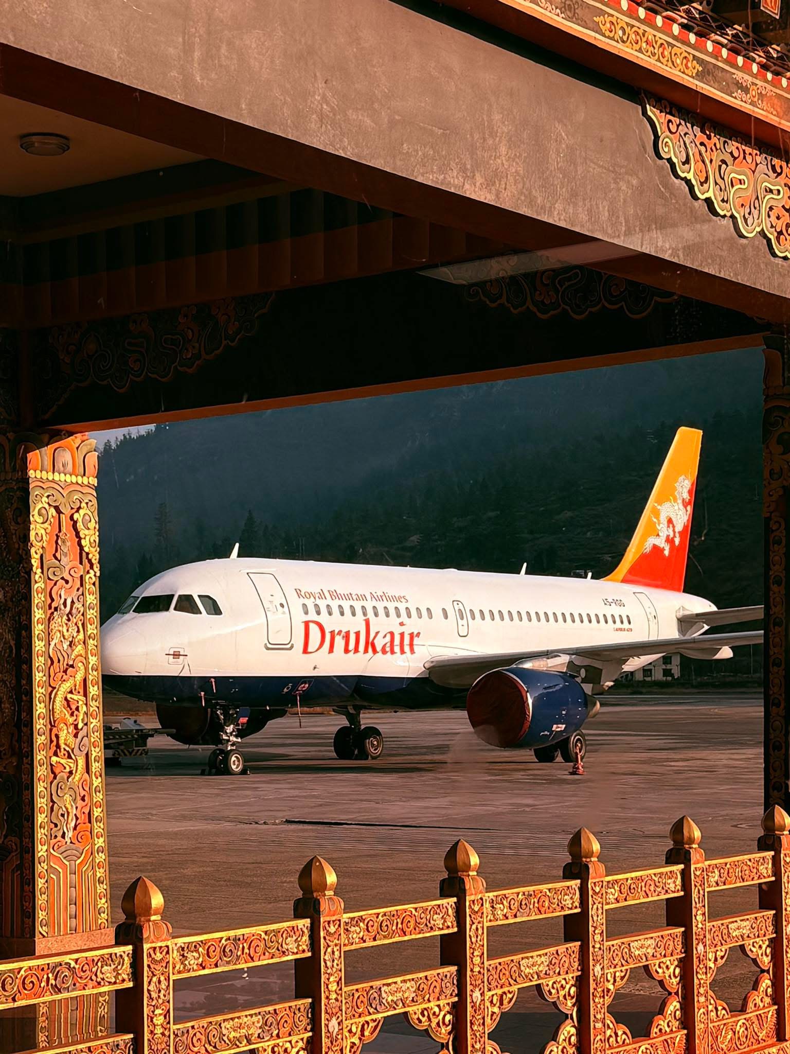 Drukair at Paro Airport